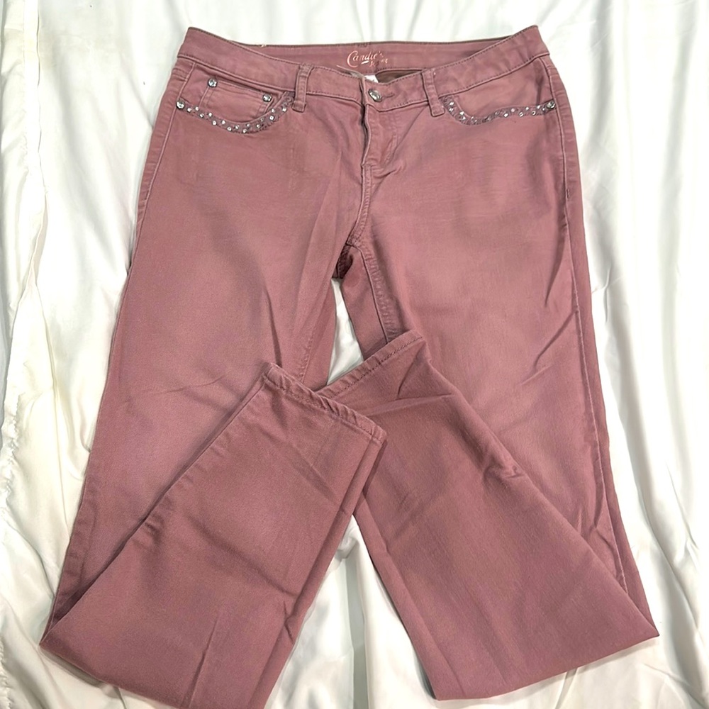 Pink women jeans,size 7